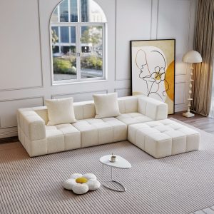 Fashionable and simple long sofa bed that can be freely spliced together Compression sofa