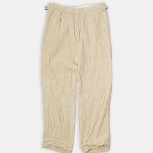 Polo Herringbone Linen Trousers