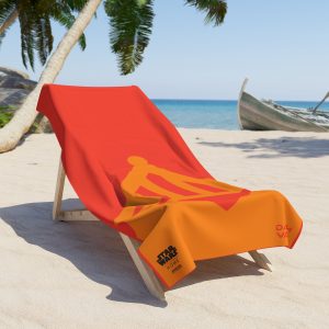 Vader Mask Beach Towel - Blaze