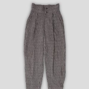 High Waisted Heavy Wool Pants / Size: 30