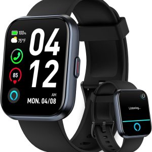 Fitpolo 208Plus Smart Watch for Women, 1.8" HD, Alexa, Bluetooth Call, IP68, Health & Sports Tracker.
