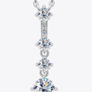 Keep You There Multi-Moissanite Pendant Necklace