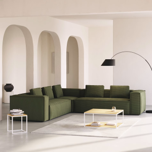 Modular Corner Sectional With Chaise Lounge Sofa  Compressed Sofa