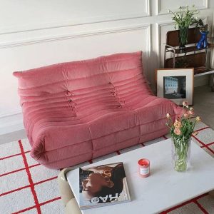 Togo Armless Loveseat Floor Chair  Compressed Sofa