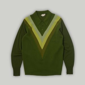 1960's Acrylic Polo Sweater