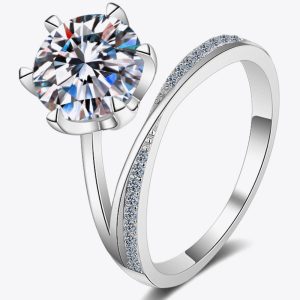 3 Carat Moissanite 6-Prong Ring