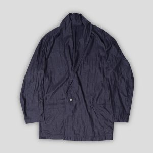 Shawl Collar Nylon Jacket