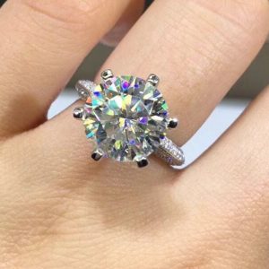 5 Carat  Moissanite 6-Prong Ring