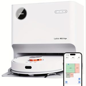 Lefant Robot Vacuum Cleaner & Mop Combo, 12000 Pa Strong Suction, 240-Min Runtime, LiDAR Smart Mapping, 2-in-1 Sweeper & Wet Mop with Auto Wash/Dry, Carpet/ Cleaning, Quiet 60dB, App Control, Self- Robot Vacuum for