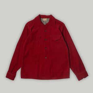 1940's Corduroy Open Collar Shirt