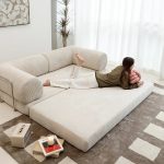 Apartment folding couch bed small sectional sofa Compression foam sofa