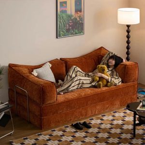 Compressible sofa Apartment single schlaf sofa Sofa Bed small sectional foam sofa