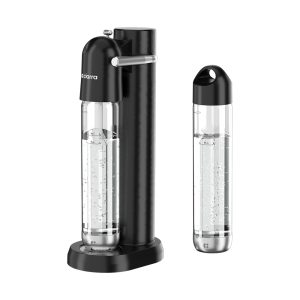 Ciarra Fizzify Sparkling Water Maker – Portable Soda Seltzer Carbonated Water Maker Machine Dispenser with 2 Reusable Bottles, CO₂ Cylinder Not Included | CAFSM01-B