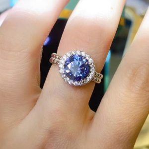 Let It Go 2 Carat Moissanite Ring